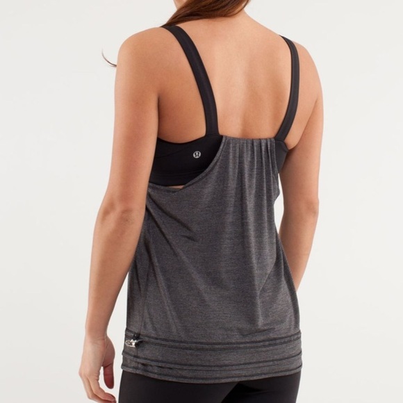 Lululemon Run: Back On Track Tank - Black, Size 4 - Picture 2 of 10